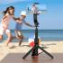 ACEFAST E42 Selfie Stick Bluetooth-Compatible Remote Control Auto Open Tripod Stand - Black